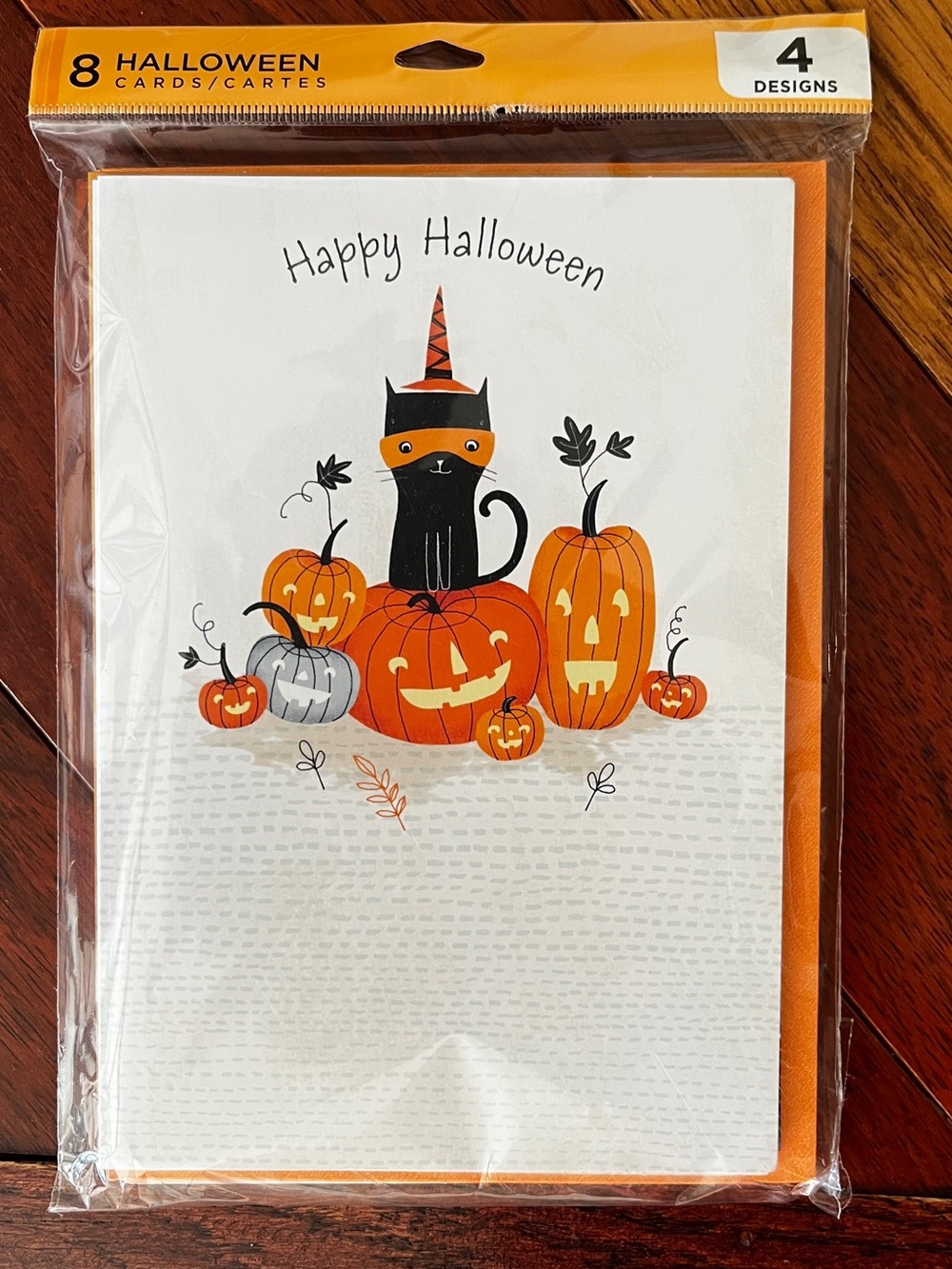 Hallmark 8 Halloween Cards 4 Designs